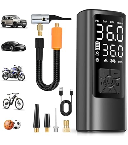 Pompa A Pedale Valex 1372033 Con Tubo Estensibile E Manometro - Adattatori Per Palloni E Bici - 3