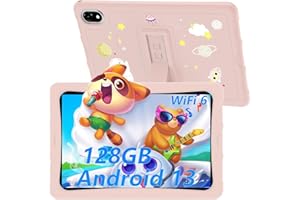 DOOGEE U10 Kid Tablette Enfants Android 13, Tablette 10.1 Pouces IPS HD, Tablettes Tactiles Quad Core 9 Go +128 Go(TF 1 to), Tablet Widevine L1 TUV SÜD WiFi6, Matériau en Silicone Alimentaire