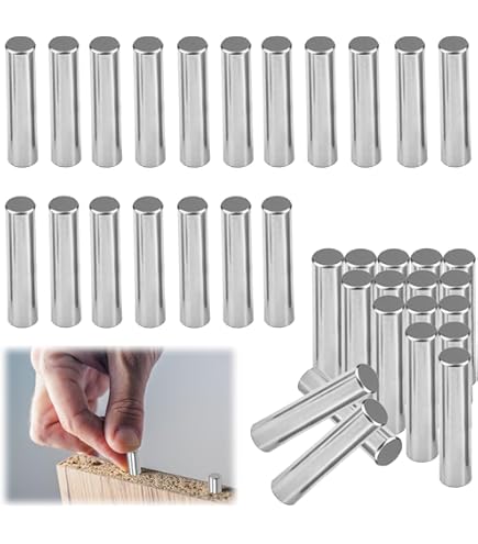 42 Pz Supporti Per Mensole In Acciaio Inox - Perni Reggiripiani 6x40mm Per Armadi E Librerie - Foto 8