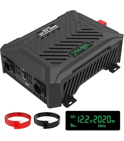 Inversor De 3000w/2200w/1600w/1000w Dc 12v/24v A 110v/220v Convertidor