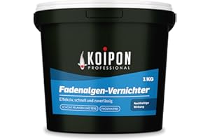 KOIPON Fadenalgen-Vernichter 1 kg, Phosphatfreie Algenbekämpfung, Fadenalgenvernichter gegen Algenwachstum und Fadenalgen im Gartenteich
