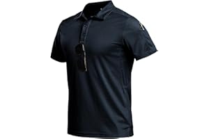 Nimaiple Poloshirt Herren Kurzarm Schnelltrocknend Atmungsaktiv Golf Poloshirts Wandershirt Arbeitsshirts Polohemd Herren Leichtgewicht Elastisch Funktionsshirt Sportshirts Tactical Shirt für Freizeit