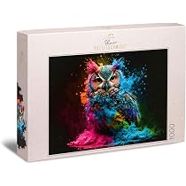 Ulmer Puzzleschmiede Puzzle Perroquet 1000 Pièces – Animal Coloré, Qualité Allemande – Défi Et Détente