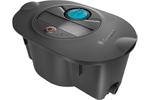 Gardena AquaPrecise Kit completo, sistema de riego por tuberías: ahorro de agua, uso preciso del agua para jardines de hasta 320 m², control Bluetooth, fácil instalación, incluye accesorios (16010-20)