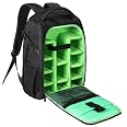 BERTASCHE Zaino Per Fotocamera DSLR – Impermeabile Con Custodia Per Laptop 15.6'' – Comparto Per 2 Corpi E 4 Obiettivi