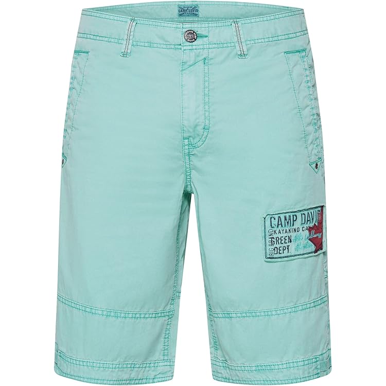 Camp David Herren Jeans Shorts RO:BI Slim Fit - Vintage Style
