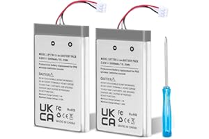 TAYUZH 2 Stück PS5 Controller Akku 5000mAh wiederaufladbare Batterie Ersatz für LIP1708 PS5 PlayStation 5 CFI-ZCT1W Controller mit Tool Kit