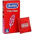 Durex Thin Feel Condoms, Pack of 6