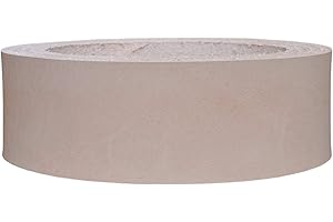 LEDERRIEMEN.COM Lederriemen Blankleder natur, Punzierbar, Vollleder zum Färben und Punzieren, Farbe:natur 3.0-3.5mm dick, Größe:120cm lang x 5cm breit