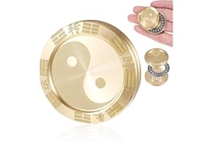 YUWJOOWEE Fidget Slider Spielzeug, Metall Fidget Toys Glücksmünze, ADHS Autismus Angst Sensorisches Zappelspielzeug, Fidget Coin, Stressabbau Anti Stress Angst Spielzeug für Erwachsene