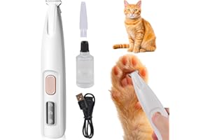 FORHOME Cortapelos para animales,Máquina Cortapelos Mascotas,Maquina Cortar Pelo Perros,mascotas Grooming Clipper,Cortapelos für Pfoten, Augen, Ohren, Gesicht Körper