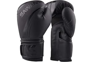 SAWANS® Professionelle Boxhandschuhe für MMA, Sparring, Kickboxen, Boxsack, Training, Muay Thai-Kämpfe