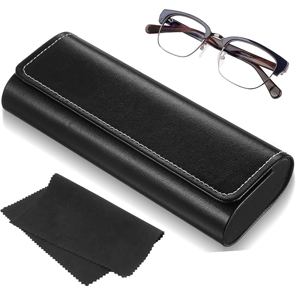 6 étuis à Lunettes Souples En Cuir - Protection Anti-rayures - Étanche - Unisexe - Portable