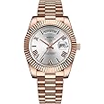 NIBOSI Men Watches Analog Quartz Stainless Steel Watches for men Waterproof Business Classic Desiger Wrist Watch Day&Date