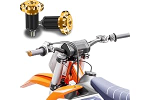 Zufoty 2PCS Universal Motorcycle Bar End Plug, Aluminum Alloy Handlebar Grip End Caps, 7/8" 22mm Moto Grips Ends Replacement for Kawasaki, Suzuki, Yamaha, Ducati Motorbike Dirt Bike Scooters