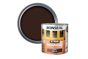 Ronseal 10 Year Woodstain Dark Oak 750ml