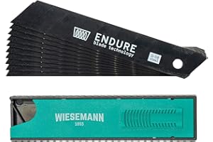10 Lame da taglio 100 x 18 x 0,5mm da WIESEMANN 1893 I Standardizzato per tutte le frese comuni I Dalla serie ENDURE I Con pratica scatola I 81598