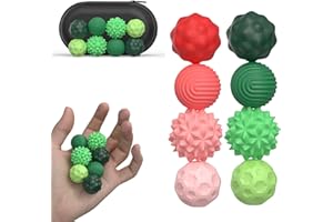 Bambebe 8 Balles Antistress Magnétiques en Silicone, Boules de Décompression Sensorielle, Fidget Toys Anti-Stress et Anti-Anxiété pour Adultes et Enfant