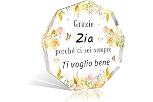 BCHJATK Regalo Zia,Regalo Zia Compleanno,Idea Regalo Zia,Regalo per Papa Zia,Regali Originali per Zia,Festa Della Mamma Idee Regalo per Zia,Regali Sotto I 10 Euro,Regali Zia Natale，Idea Regalo Natale Zia