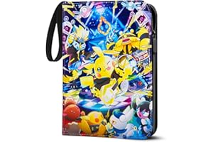 LYAILOOGXL Karten Sammelalbum 400 Karten,Album Heft Binder für Karten zum Sammeln und Tauschen,PU-Material mit Wasserdichter Oberfläche