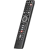 One For All Smart Control 5 Universal remote control for 5 devices with free Setup App and unique NETTV key - URC7955 - Black
