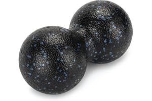 TREXO Doppio diametro 12 cm, palla massaggiante in blu per massaggi muscolari offre sollievo