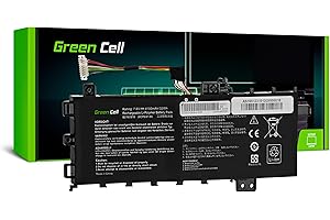 Green Cell B21N1818 C21N1818-1 Batteria per Asus VivoBook 15 A512 A512DA A512FA A512JA R512F R512U X512 X512DA X512FA Portatile (4150mAh 7.4-7.6V, color Nero)