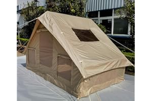 Baralir Tenda gonfiabile, tenda da campeggio per 4 persone, impermeabile, anti UV e antivento, ideale per famiglie all'aperto e campeggio
