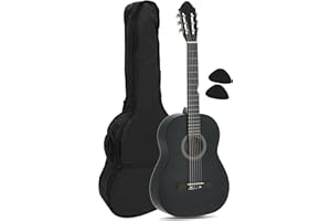 JUAN MIGUEL NAVARREZ chitarra classica 4/4 con borsa nero