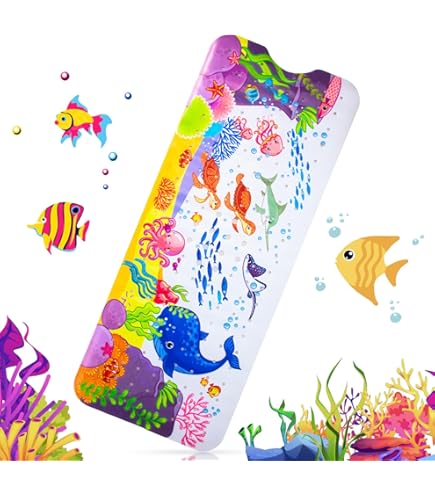 SilverRack Badmat, 100 x 40 cm, grijs, antislipmat, badkuip, BPA-vrij, voor kinderen en baby's, schimmelbestendig en machinewasbaar, badmat antislip