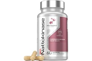 INSYNERGY LABS Nattokinase 2,000FU High Strength (Japan Sourced) Fermented Natto Ultra-Premium Grade 3rd Party Tested (Sourced from Japan) Nattokinase Supplement, 60 Vegan Capsules