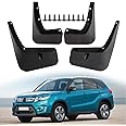 PSLER Car Mud Flaps Fender Splash Guards Kit for Vitara 2016 2017 2018 2019 2020 2021 2022 2023 2024