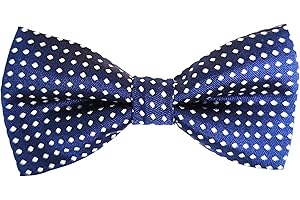 HISUNBEN Nœud papillon pré-noué à pois pour enfants, boucle et sangle réglables, pour garçons et filles, fête, mariage et animal de compagnie, violet