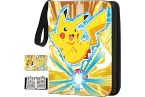 CIOVOU Sammelalbum für Karten, 50 Seiten 900 Karten Kapazität Sammelkarten Album. Sammelmappe Karten Ordner Heft, Tragbarer wasserdichter Kartenhalter Card Collection Sammelheft, Geschenk für Jungen Mädchen