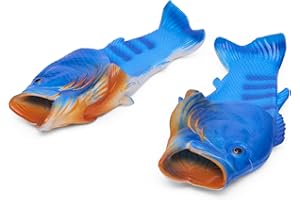 Coddies Fish Flops | The Original Fish Slippers | Funny Gift, Unisex Sandals, Flip Flops, Bass Slides, Pool, Beach & Shower Shoes | Men, Women & Kids