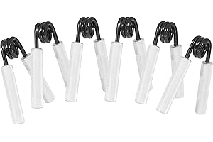 GORILLA SPORTS® Hand Grip - 100-350 lbs (45-159kg), Individuel ou Ensemble, Antidérapante, Chromées - Avant Bras, Poignee Musculation, Appareil de Renforcement, Renfort d'Exercice, Entraîneur de Doigt