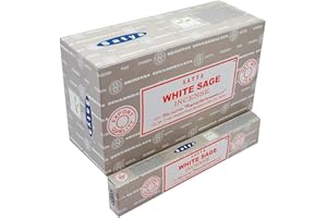 YesMandala Incienso Satya - White Sage - 12 Cajas de 15g -
