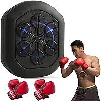 Musik-Boxmaschine Mit Bluetooth - Intelligentes Wandtrainingsgerät Mit 6 Schlagpunkten & Boxhandschuhen