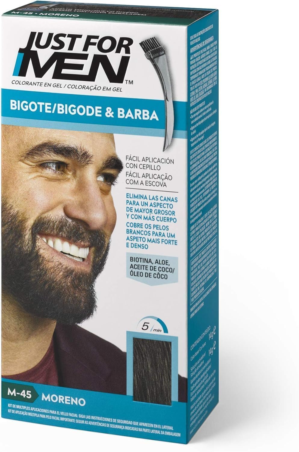 Avis d'Expert & Test Approfondi : Just For Men Tinte Gel Barba Y Bigote Con Alo (Sélection)