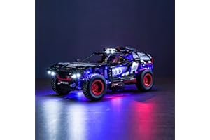 BRICKBLING Led Licht Set für Lego 42160 Audi RS Q e-tron (Kein Lego-Modell), Dekorationsbeleuchtungsset Kompatibel mit Lego Audi RS Q e-tron, Kreative Spielzeug für Erwachsene und Kinder