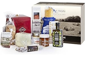 SALUMI PASINI IL GUSTO DELL'ECCELLENZA Cesto Gastronomico "Il Natale Italiano" | Confezione gourmet per appassionati del gusto | Mix di prodotti italiani perfetti per un regalo durante le festività