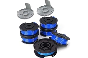 TURMIN Bobine Fil Coupe Bordure pour Ryobi 18v 24v 40v Bobine de Rechange 0,065 Pouce Compatible avec Ryobi One + AC14RL3A,Coupe-Fil sans Fil Line 11ft-8 Paquets
