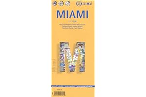 BORCH GMBH Miami. Map 1:15 000: Miami Downtown, Miami Beach South, Coconut Grove, Greater Miami, Southern Florida, Coral Gables