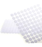500 Paires Scratch Autocollant Rond, ANNEFLY 15mm avec Crochet et Boucle Auto-Adhésifs pour