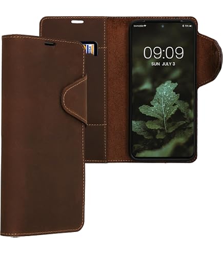 Handyhülle Für Google Pixel 8 Pro – Flip Case Mit Kartenfächern & Ständer, Kunstleder Braun – Stoßfestes Wallet Cover