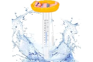 IWTBNOA Schwimmende Pool Thermometer, Schwimmende Wasserthermometer, Floating Pool Thermometer mit String, Poolthermometer Badewanne, Wasser Temperatur Thermometer für Pools, Spas, Aquarien