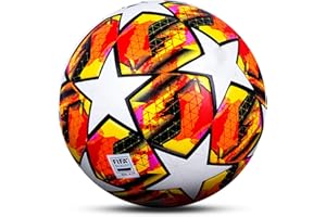 LDLXDR Ballons Match Football- Ballon d'entraînement Toutes Les Tailles 5 4 Match Officiel Adultes Junior Football Futsal