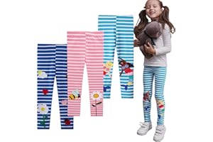 EmaoFun Leggings para Niñas,Pack Mallas Pantalones niña Algodon Talla 2-7 años