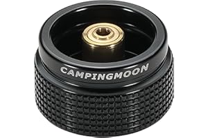 CAMPING MOON Campingmoon Gas Cooker Adapter for Easy Clic® Plus System for Converting CV Bayonet Connection to Type MSF-1a Connection or Lindal Valve Connection Z08