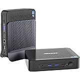 Mini PC Fanless, Intel Celeron N5100 Windows 11 Pro Mini PC, 8 Go RAM 256 Go M.2 SSD Mini Ordinateur, Soutien SSD 2,5", WiFi